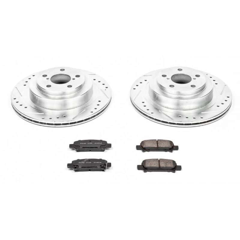 PowerStop — Power Stop 05-09 Subaru Legacy Rear Z23 Evolution Sport Brake Kit - view 1