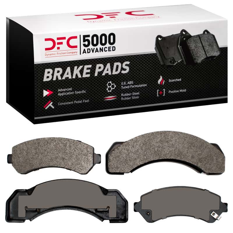 DFC — DFC 73-12 Chevrolet C3500HD Rear/Front 5000 Advanced Semi Metallic Brake Pads
DFC Brake Pad Set - view 1