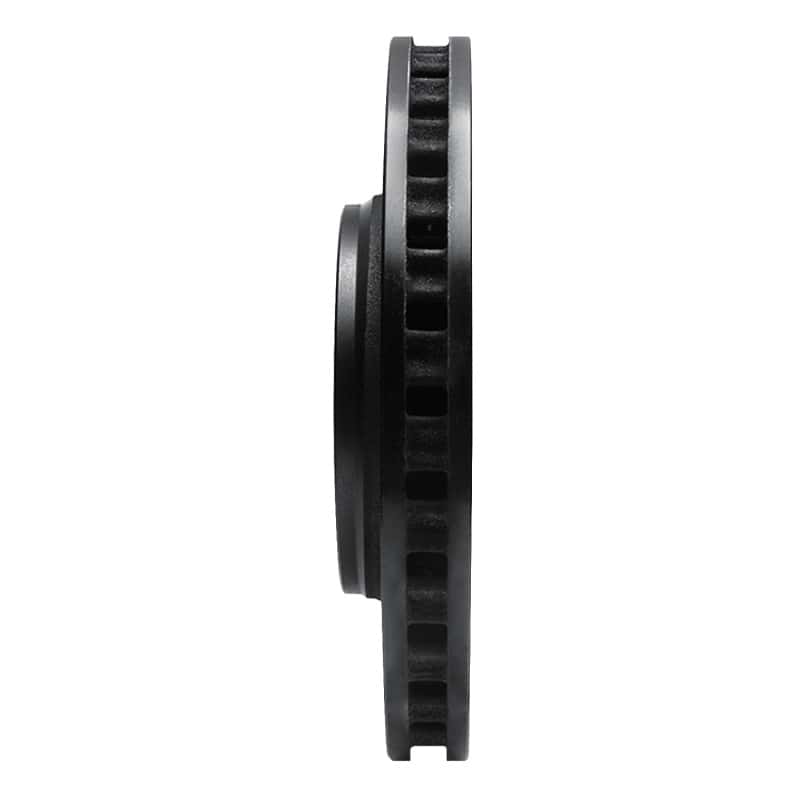 R1 Concepts — R1 04-09 Buick LaCrosse Front Right Drilled & Slotted Black Brake Rotor
R1 Brake Rotor Drill - view 3