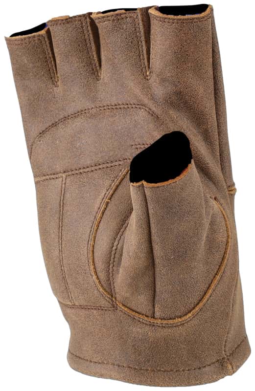 Kuryakyn — Kuryakyn Leather By River Road Buster Vintage Shorty Gloves Black - Medium - view 2