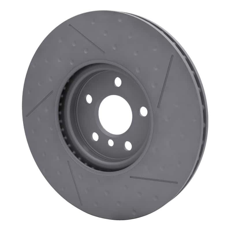 DFC — DFC 15-19 Mini Cooper (Excl Clubman) Front GeoSPEC Coated Rotor - Dimpled and Slotted
DFC Brake Rotor - view 4