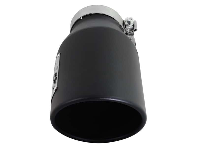 aFe — aFe Diesel Exhaust Tip Bolt On Black 4in Inlet x 6in Outlet x 12in
Exhaust Tip Black - view 3