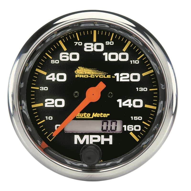 AutoMeter — Autometer Pro-Cycle Gauge Speedo 3 3/4in 160 Mph Elec Black
3.75" SPD 160M BK PC - view 2