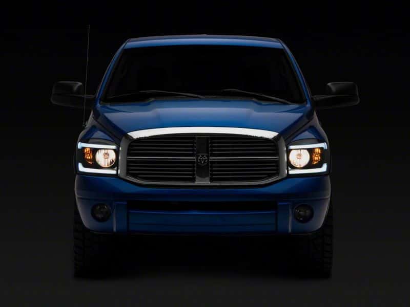 Raxiom — Raxiom 06-09 Dodge RAM 1500/2500/3500 Axial Headlights w/ SEQL LED Bar- Blk Housing (Clear Lens)
Headlights - view 11