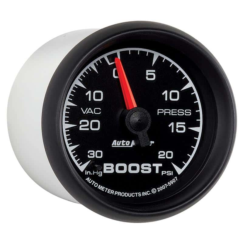 AutoMeter — Autometer ES 52.4mm 30 In. HG/20 PSI Vacuum/Boost Gauge
GA 2" BST 20PSI M ES - view 4