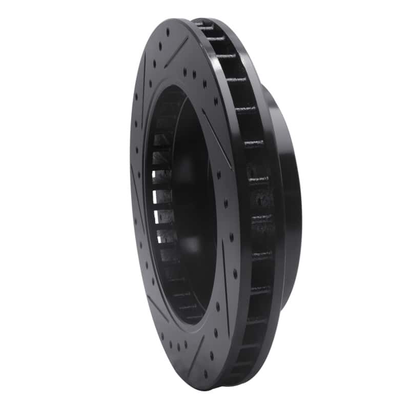 R1 Concepts — R1 1988-2000 Cadillac Escalade Front Right Drilled & Slotted Black Brake Rotor
R1 Brake Rotor Drill - view 4