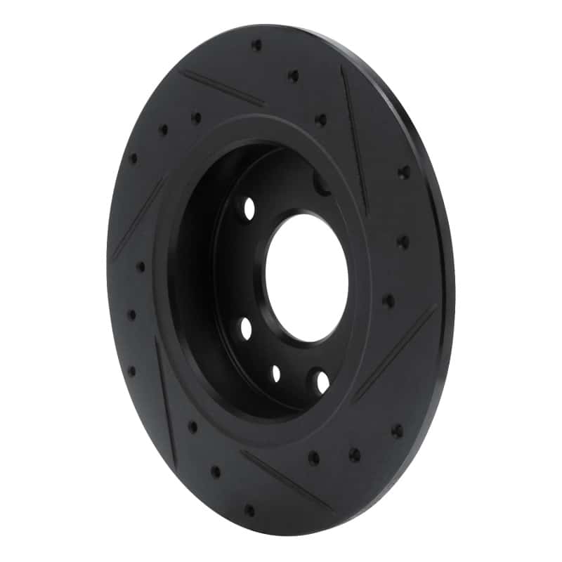 R1 Concepts — R1 14-25 Mazda 3 Rear Left Drilled & Slotted Black Brake Rotor
R1 Brake Rotor Drill - view 4