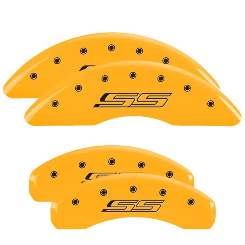 MGP — MGP 4 Caliper Covers Engraved Front & Rear Gen 5/SS Yellow finish black ch
Caliper Covers - view 1
