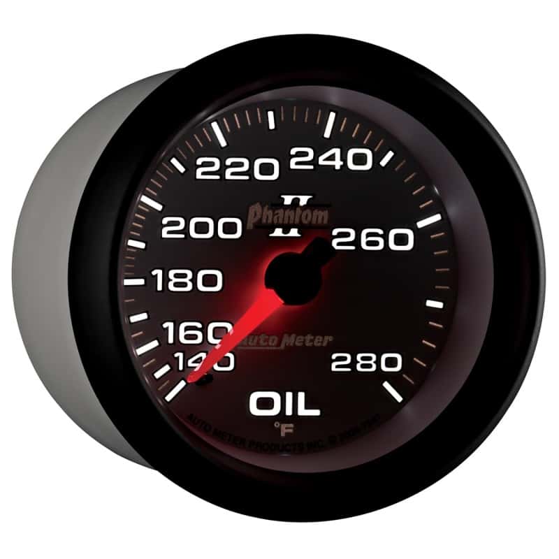 AutoMeter — AutoMeter Gauge Oil Temp 2-5/8in. 140-280 Deg. F Mechanical Phantom II
2-5/8" OIL TEMP, 14 - view 11