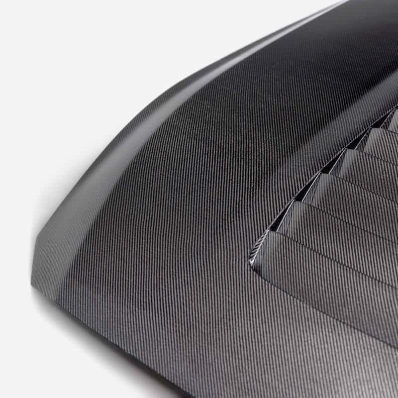Anderson Composites — Anderson Composites 2024 Ford Mustang S650 Double-Sided Carbon Fiber Hood - view 3
