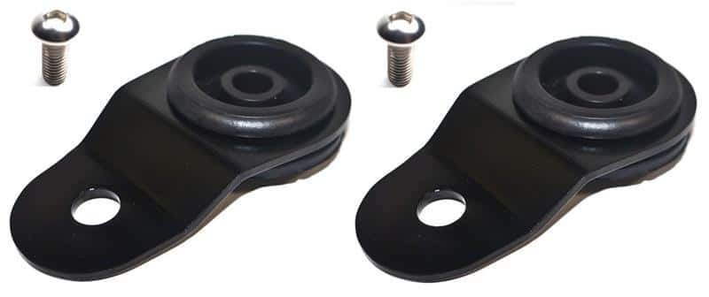 Torque Solution — Torque Solution Radiator Mount Combo with Inserts (Black) : Mitsubishi Evolution 7/8/9 - view 2