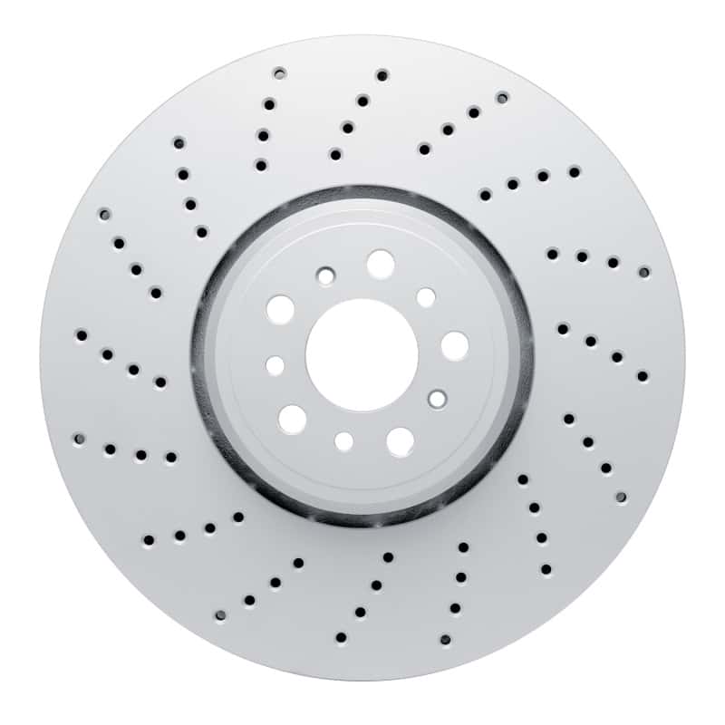 DFC — DFC 20-25 BMW X6 Left Front Drilled GeoSPEC Coated Rotor - view 1