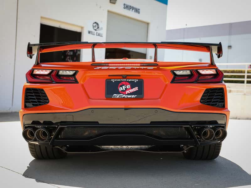 aFe — aFe MACH Force-Xp 3in to 2-1/2in 304SS Cat-Back 2020 Chevy Corvette (C8) 6.2L - Carbon Fiber Tip
Cat-Back Exhaust - view 6