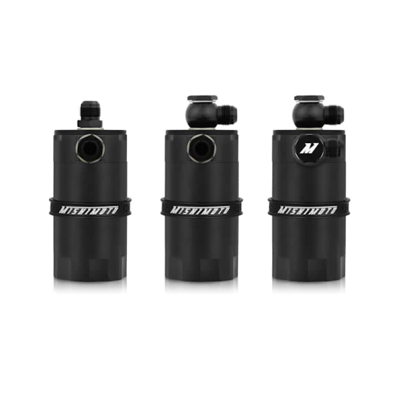 Mishimoto — Mishimoto Universal Baffled Oil Catch Can - Black - view 8