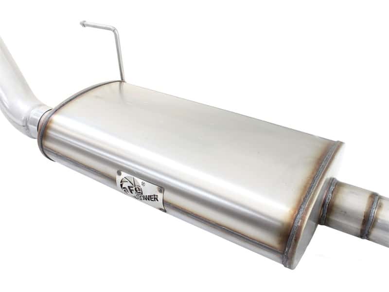 aFe — aFe MACHForce XP Exhaust 3in-3.5in SS Single Side Ext CB w/ Polished Tips 15 Ford F150 V8 5.0L CC/SB
Cat-Back Exhaust - view 5