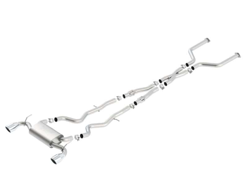 Borla — Borla 2017 Infiniti Q60S 3.0T V6 S Type Catback Exhaust
Cat-Back System - view 1