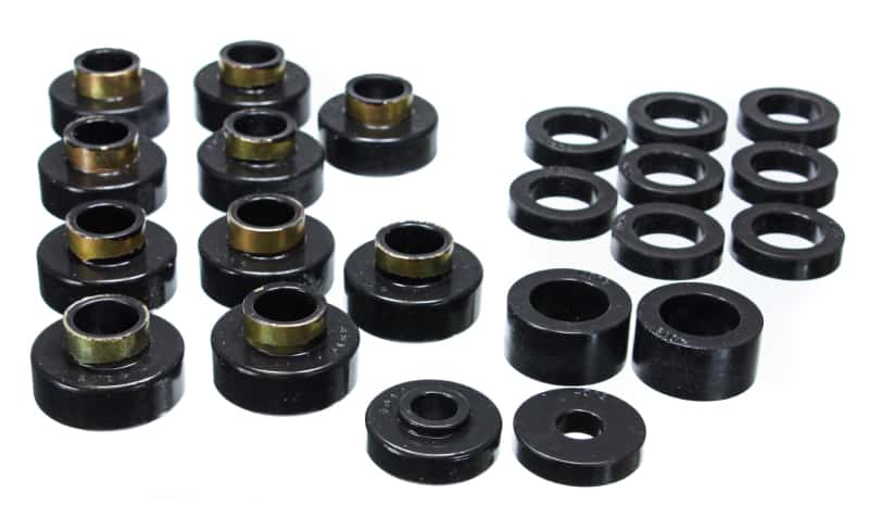 Energy Suspension — Energy Suspension CJ5-7 Body Mounts - Black
BodyMntBshKt - view 3