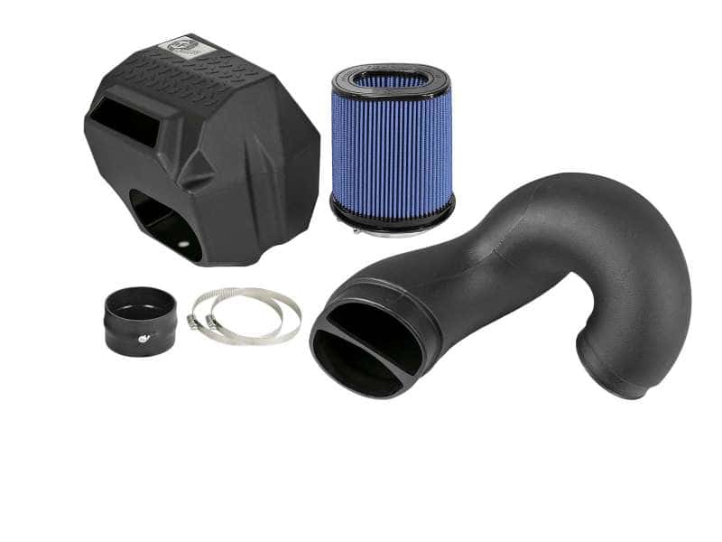 aFe — aFe 94-02 Dodge Ram 2500 L6 5.9L (td) Magnum FORCE Stage-2 Si Cold Air Intake System w/Pro 5R Filter
Magnum FORCE Intake - view 3