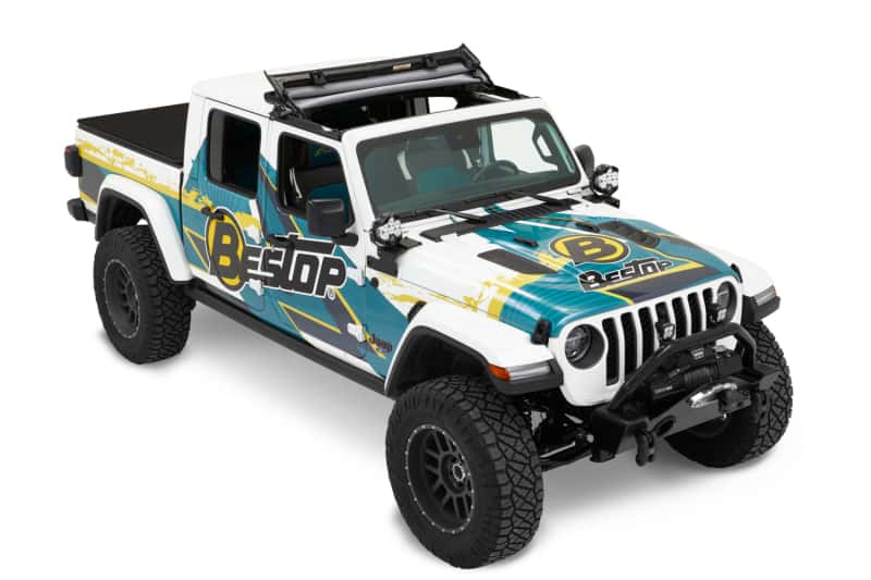 Bestop — Bestop 20-26 Jeep Gladiator / 18-26 Wrangler JL Sunrider For Hardtop (Black Diamond)
Sunrider - view 5