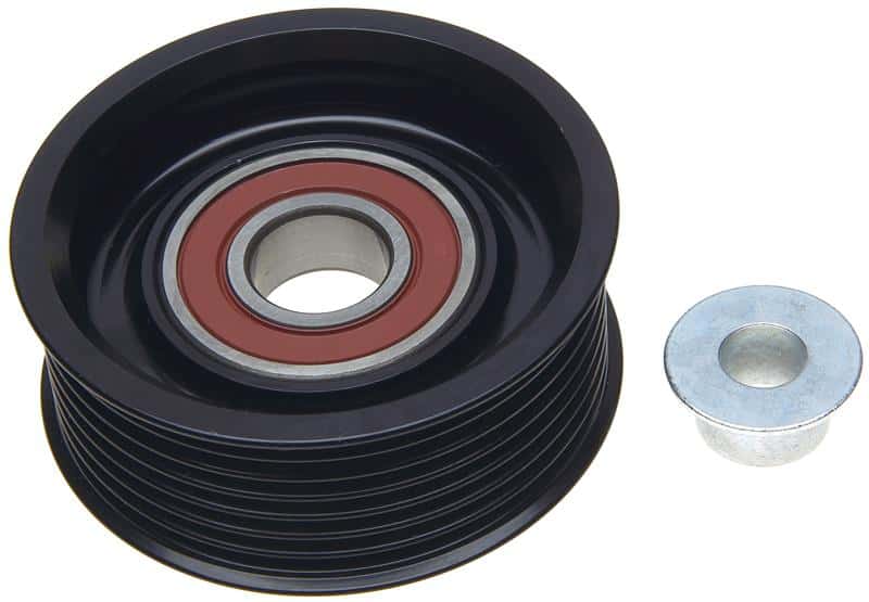 Gates — Gates 05-19 Nissan Frontier Steel V-Ribbed 7-Grooved Flanged Idler Pulley - view 1