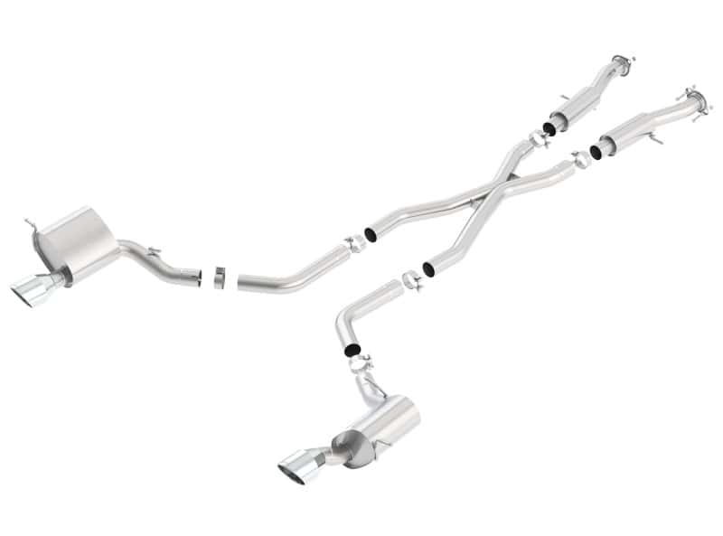 Borla — Borla 2015 Jeep Grand Cherokee SRT8 ATAK Dual Round Rolled Exit Catback Exhaust
Cat-Back System
ExhstSysKt - view 1
