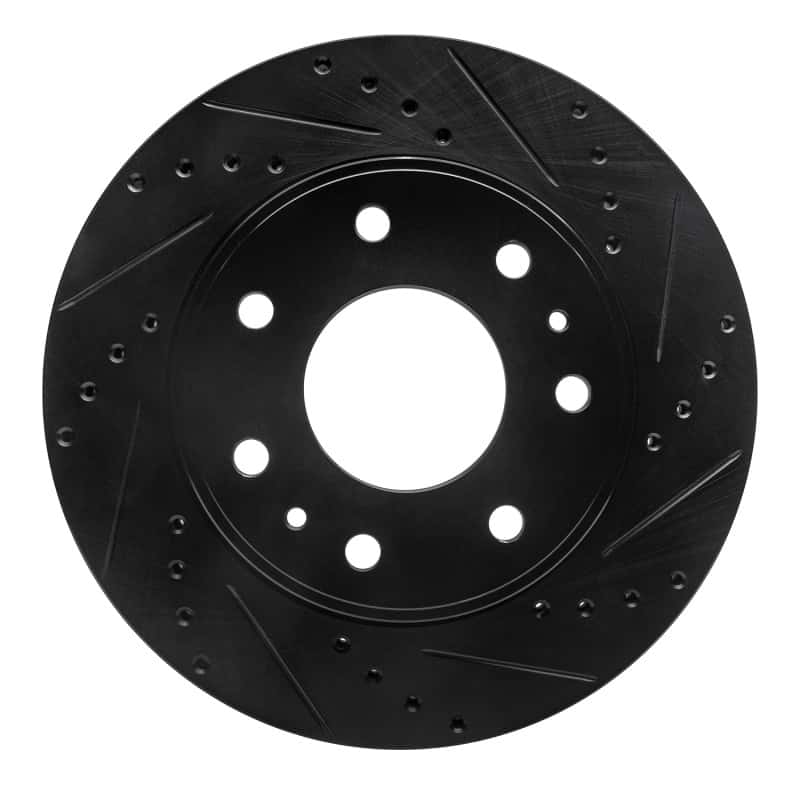 R1 Concepts — R1 09-09 Ford F-150 RWD Front Right Drilled & Slotted Black Brake Rotor
R1 Brake Rotor Drill - view 1