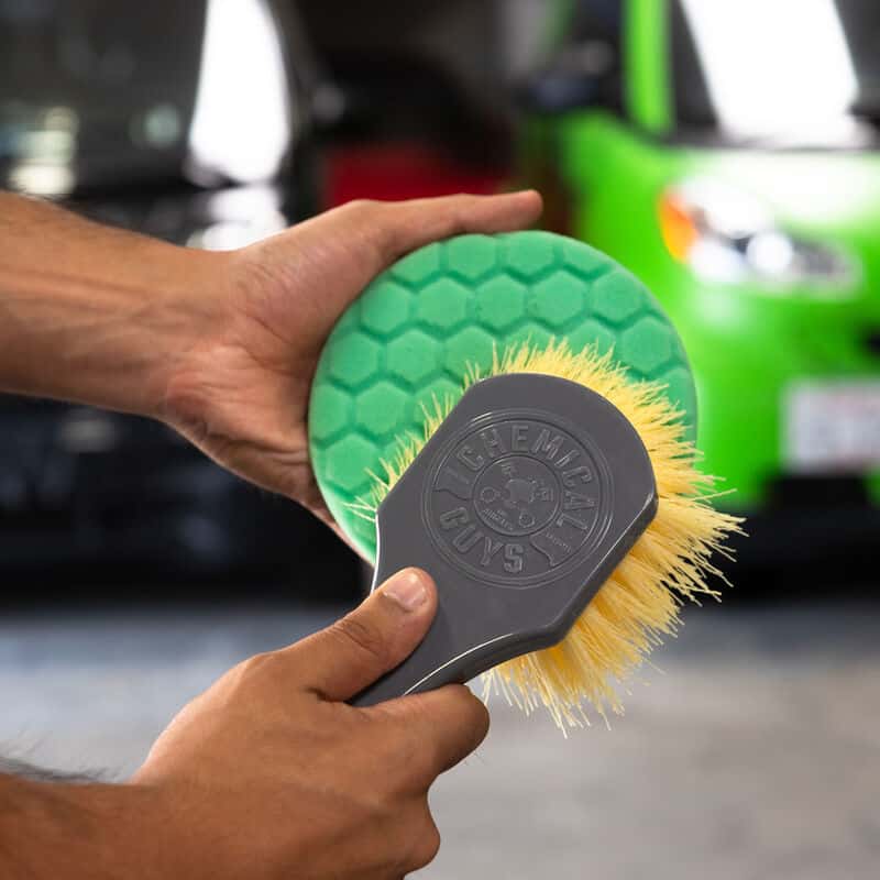 Chemical Guys — Chemical Guys Stiffy Brush For Carpets & Durable Surfaces - Yellow - view 4