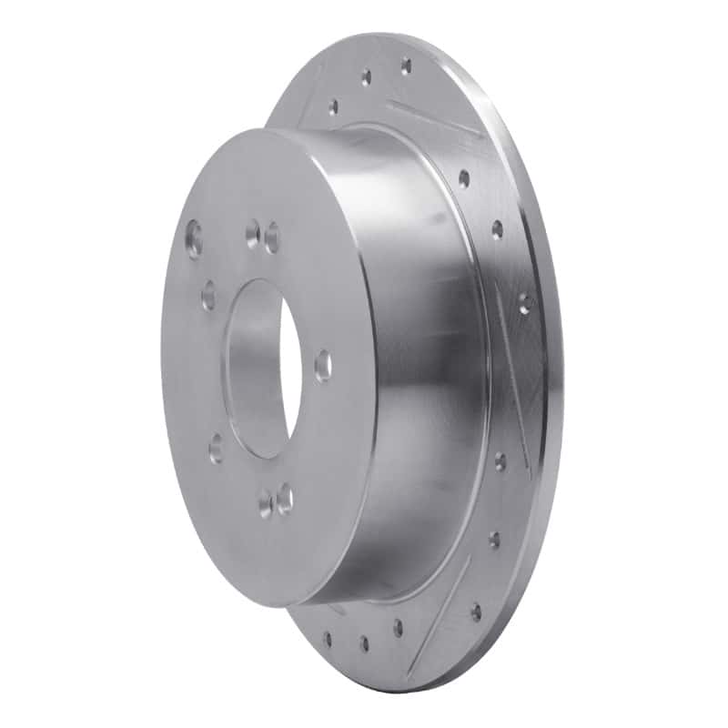 R1 Concepts — R1 01-16 Hyundai Santa Fe Rear Left Drilled & Slotted Silver Brake Rotor
R1 Brake Rotor Drill - view 2