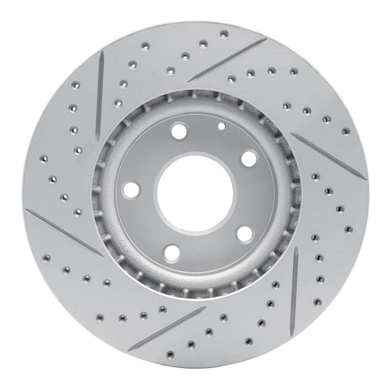 R1 Concepts — R1 13-19 Mazda Cx-5 Front Right Drilled & Slotted Geo-Carbon Rotor - view 5
