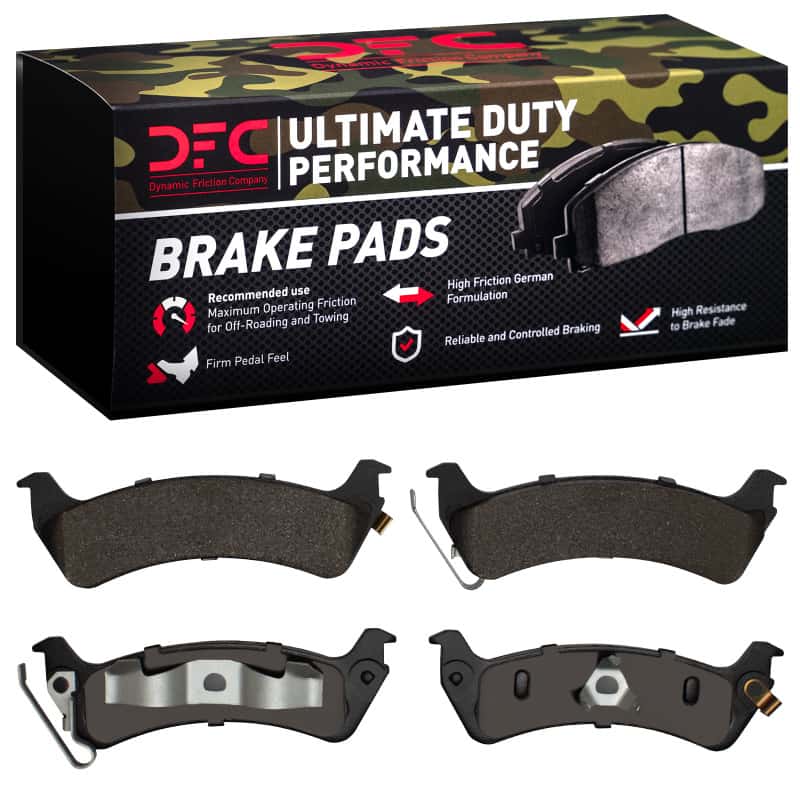 DFC — DFC 93-98 Jeep Grand Cherokee Rear Ultimate Duty Performance Brake Pads - view 1