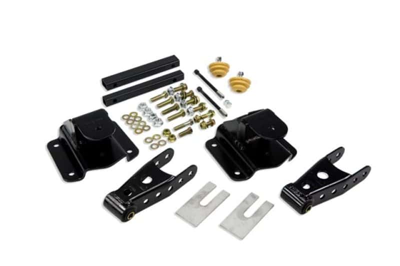 Belltech — Belltech SHACKLE AND HANGER KIT 94-99 RAM 1500 XtdCab 4inch
SHACKLE & HANGER KIT - view 1