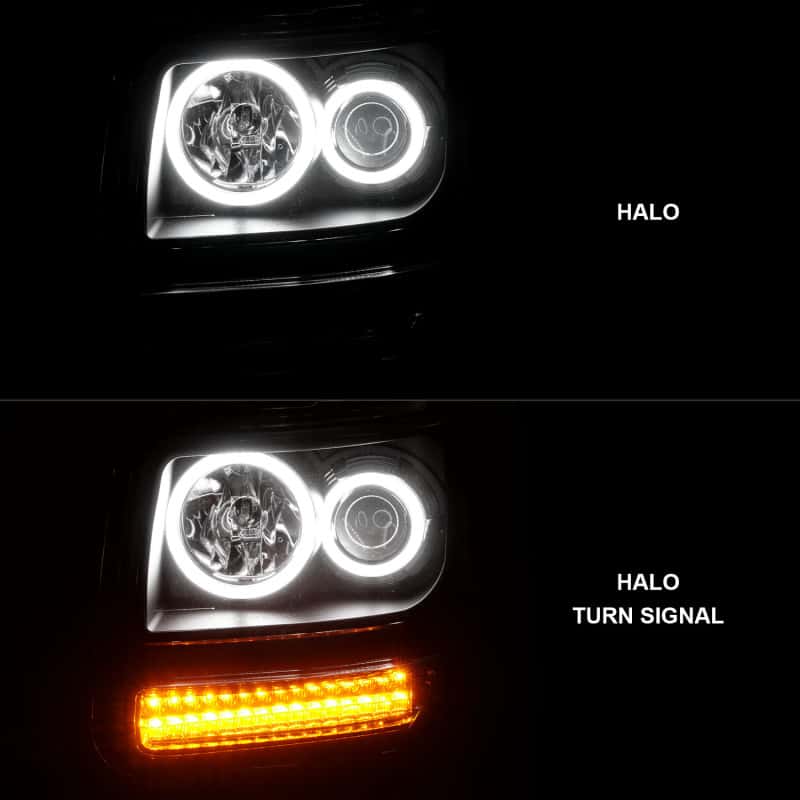 ANZO — ANZO 2007-2012 Dodge Nitro Projector Headlights w/ Halo Black (CCFL) G2
Head Light Set
HdLtSet - view 10