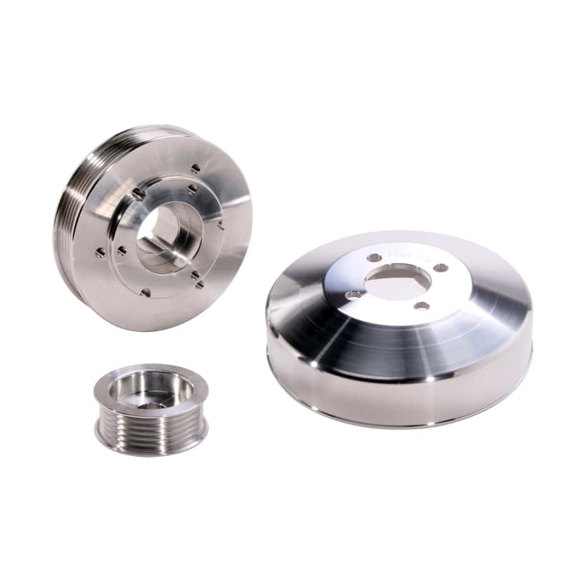BBK — BBK 97-04 Ford F150 Expedition 4.6 5.4 Underdrive Pulley Kit - Lightweight CNC Billet Aluminum (3pc)
Under Drive Pulleys
Pulley Kit - view 3