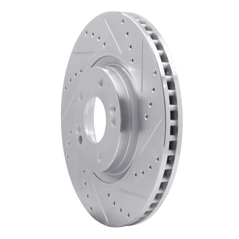 R1 Concepts — R1 11-25 Hyundai SONATA Front Right Drilled & Slotted Silver Brake Rotor
R1 Brake Rotor Drill - view 2