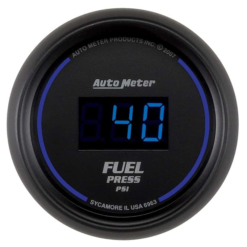AutoMeter — Autometer 52.4mm 1-100 PSI Black Digital Fuel Pressure Gauge
GA 2" FP 100PSI CBD - view 1