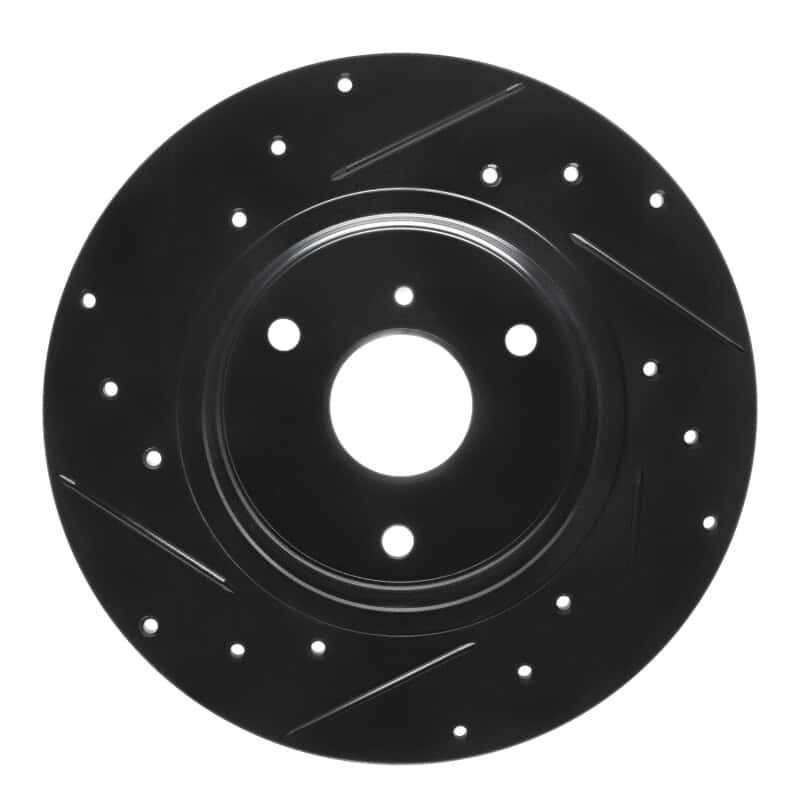 R1 Concepts — R1 05-16 Smart Fortwo Front Right Drilled & Slotted Black Brake Rotor
R1 Brake Rotor Drill - view 5
