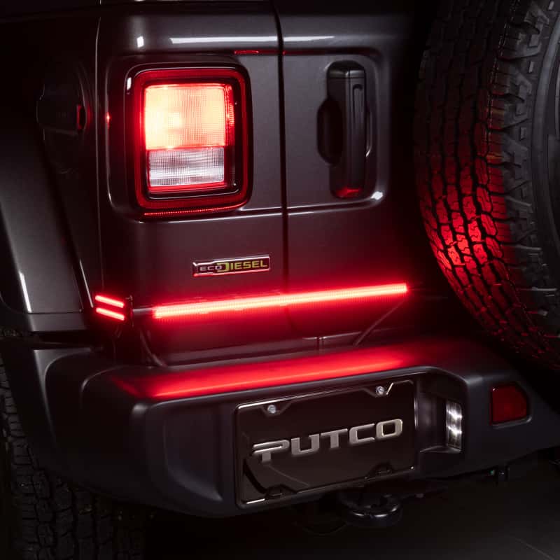 Putco — Putco 2019+ Ram 1500/Jeep Wrangler JK/JL 18in Red Split Blade LED Tailgate Light Bar (Pair)
LED Light Bar - view 4
