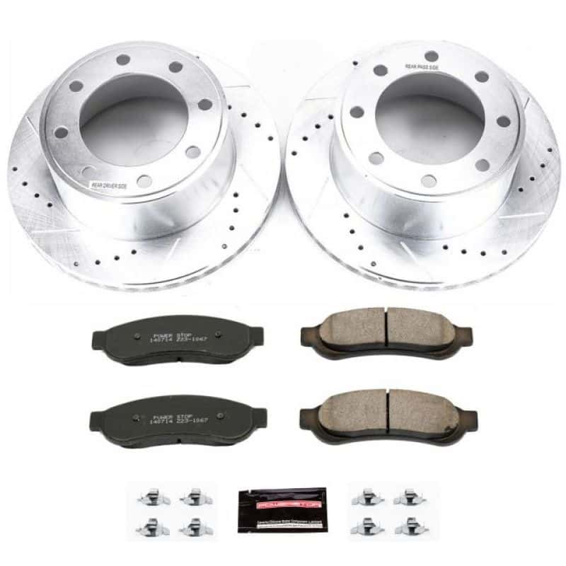 PowerStop — Power Stop 07-10 Ford F-250 Super Duty Rear Z23 Evolution Sport Brake Kit - view 1