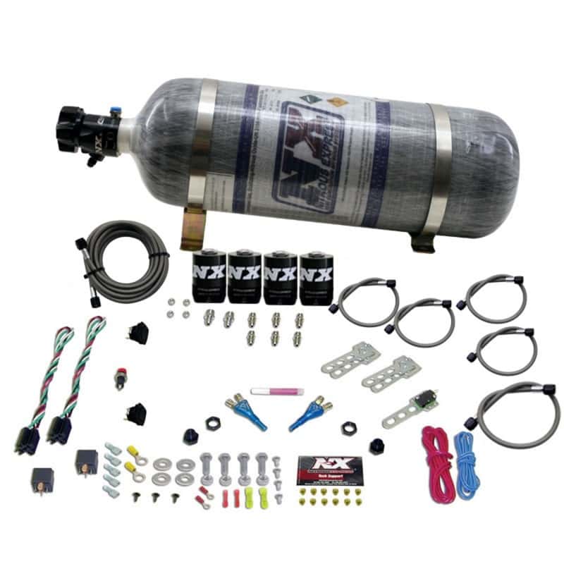 Nitrous Express — Nitrous Express Dodge EFI Dual Stage Nitrous Kit (50-150HP x 2) w/Composite Bottle
Injection System Kit
N2OSys - view 1