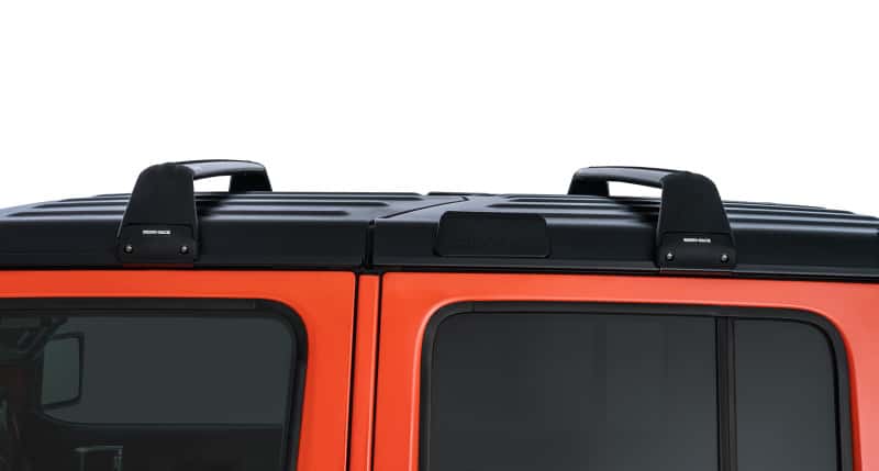 Rhino-Rack — Rhino-Rack 07-22 Jeep Wrangler JK/JL 4 Door Hard Top Vortex SG 2 Bar Roof Rack - Black
Roof Rack - view 5