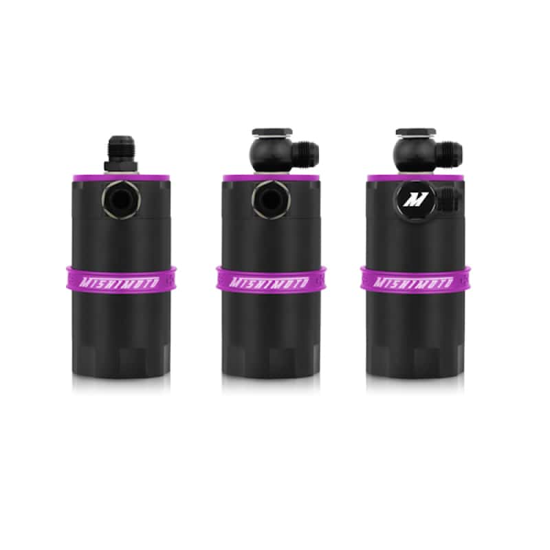 Mishimoto — Mishimoto Universal Baffled Oil Catch Can - Purple - view 7