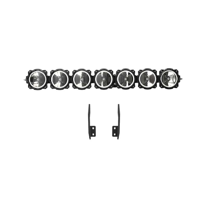 KC HiLiTES — KC HiLiTES 11-16 Ford Super Duty Gravity LED Pro6 7-Light Bar Kit - Front Bumper - view 6