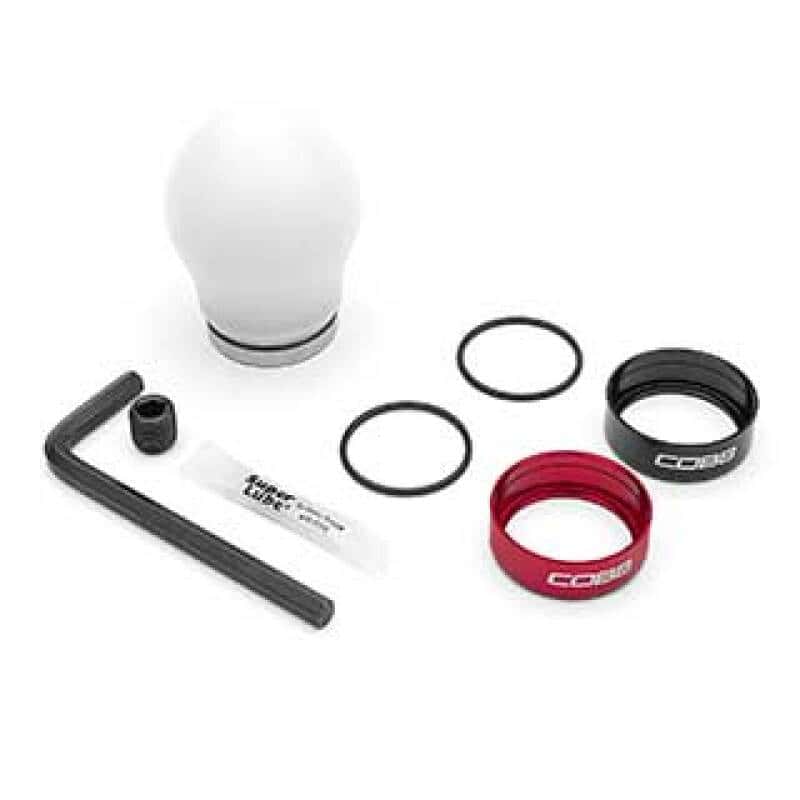 COBB — Cobb 12-16 FR-S / 2012+ BRZ / 2017+ GR86 / Focus ST+RS / Fiesta ST Short Weighted COBB Knob - White - view 2