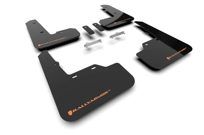 Rally Armor — Rally Armor 22-26 Subaru WRX Black UR Mud Flap w/Orange Logo
Mud Flap - view 1