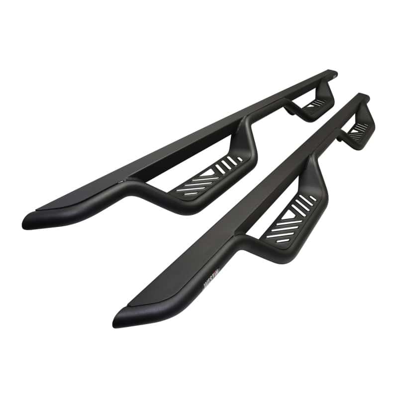 Westin — Westin 14-18 Chevrolet Silverado/GMC Sierra Crew Cab Outlaw Nerf Step Bars (Excl. Diesel) -Text. Blk
Nerf Drop Step Bars - view 1