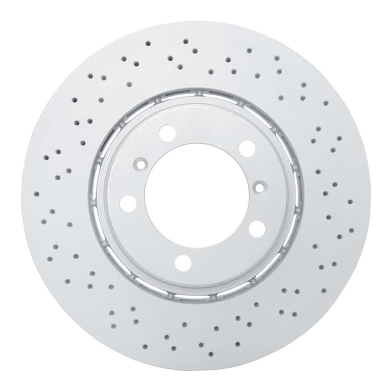 DFC — DFC 17-23 Porsche 718 Boxster Right Front Drilled Hi-Carbon Alloy Geomet Coated Rotor
DFC Brake Rotor - view 1