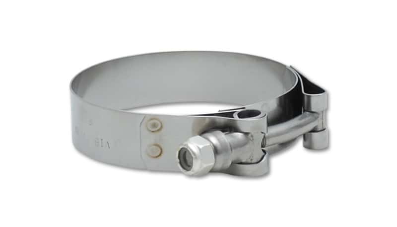 Vibrant — Vibrant SS T-Bolt Clamps Pack of 2 Size Range: 1.49in to 1.84in O.D. For use w/ 1.25in I.D. coupling
TBoltClmp1.49"-1.84"
1.49"-1.84"TBoltClmp
Hose Clamp - view 1