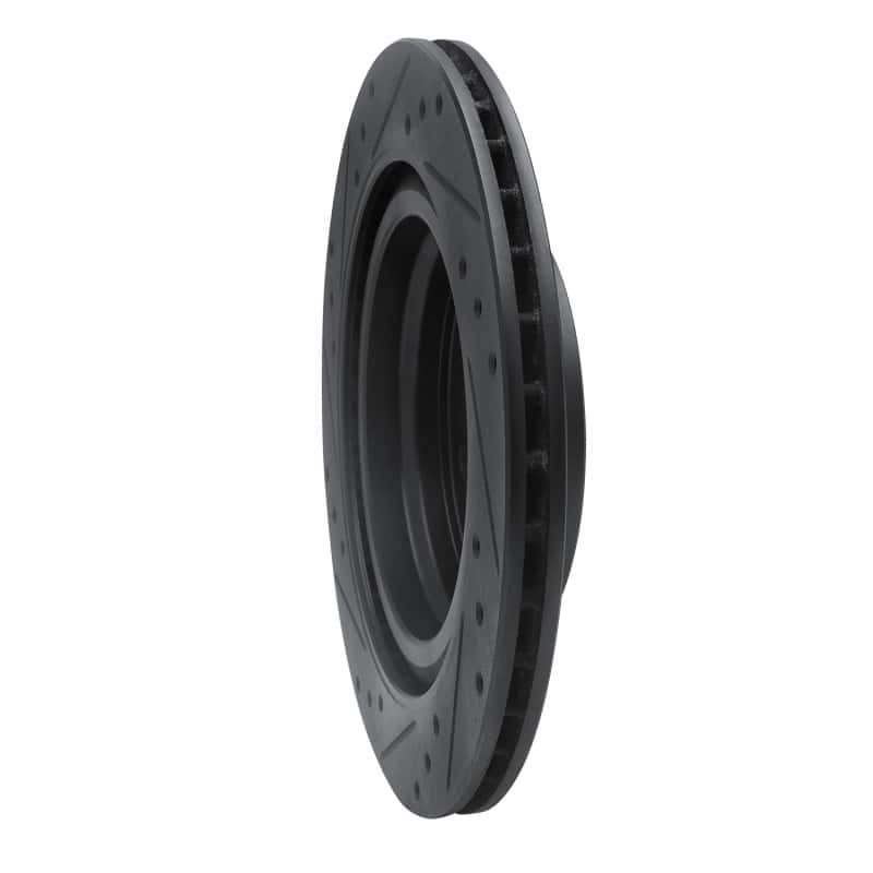 R1 Concepts — R1 16-26 BMW 228I Gran Coupe Rear Right Drilled & Slotted Black Brake Rotor
R1 Brake Rotor Drill - view 4