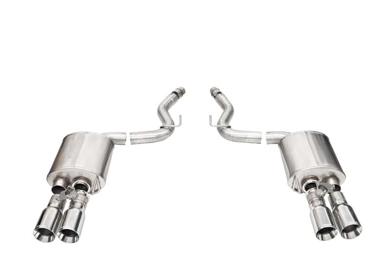 CORSA Performance — Corsa 2024+ Ford Mustang V8 5.0L 3in Axle-Back Exhaust System w/ Twin 4in Polished Straight Tips
Exhaust - view 1