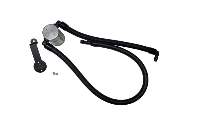 J&L — J&L 2021-2025 Jeep Wrangler 392 Oil Separator 3.0 Passenger Side - Clear Anodized
Oil Separator - view 1